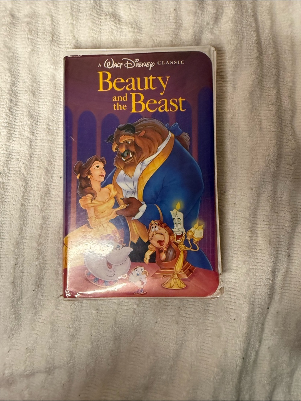 Walt Disney Beauty and the Beast VHS — Purple Cover